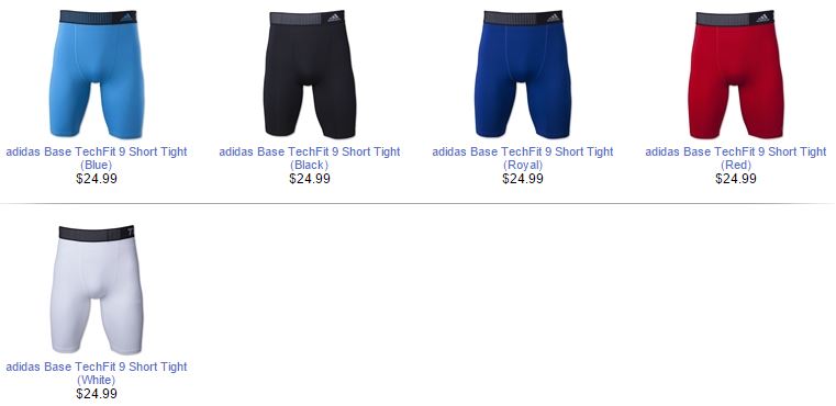 adidas techfit shorts