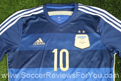 2014 Argentina Away Messi Jersey