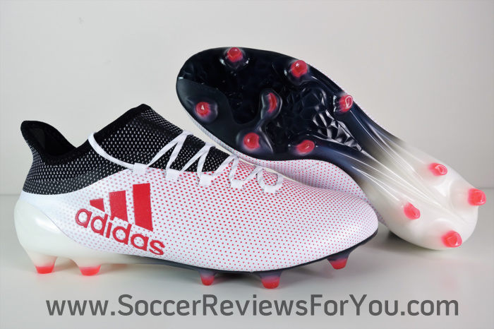 Burgundy rear wreath adidas X 17.1 Review - Soccer Reviews For You