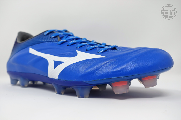 Mizuno Japan REBULA 2 V1 Football Shoes P1GA1971 Kangaroo Leather Blue White 