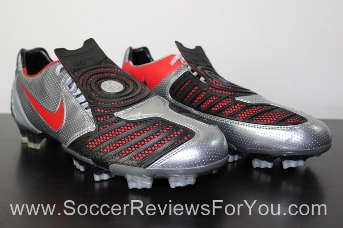 Nike T90 Laser II Silver Soccer/Football Boots