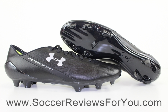 Under armour speedform leather shop fg football boots mens