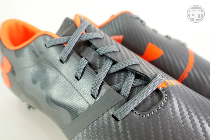 Under Armour Spotlight Graphite-Magma Orange Soccer-Football Boots 7