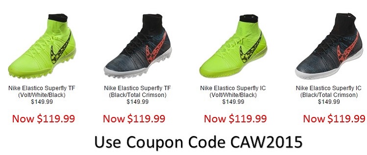 Get 20% off all Elastico's with Coupon Code CAW2015 CLICK HERE