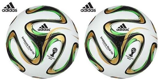 Adidas Brazuca Finals Rio OMB 2 Pack Only $153.00 with Coupon Code SR4U CLICK HERE