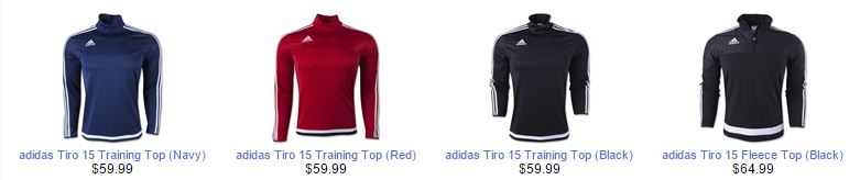 adidas Tiro15 Long Sleeve Training Top $59.99 CLICK HERE