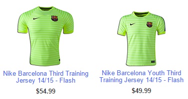 Barcelona Third Training Jersey in Mens and Youth CLICK HERE