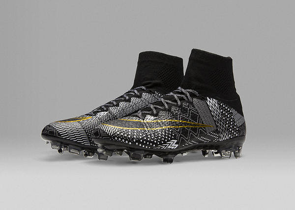2015 NIKE MERCURIAL SUPERFLY IV BHM Featuring a black and white palette with a mix of three different prints and a gold outlined Swoosh, the Mercurial Superfly IV BHM launched as part of Nike’s 2015 Black History Month Collection. Marking the first time football featured in the Black History Month lineup, the collection honored six athletes and coaches, including Kevin-Prince Boateng. 