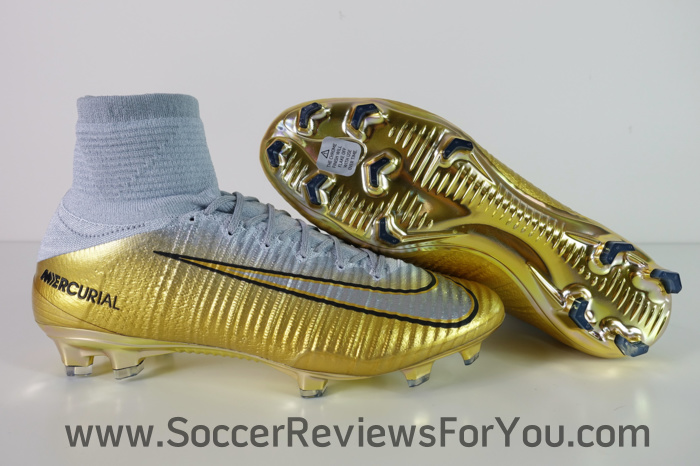 cr7 gold football boots