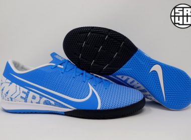 blue football trainers